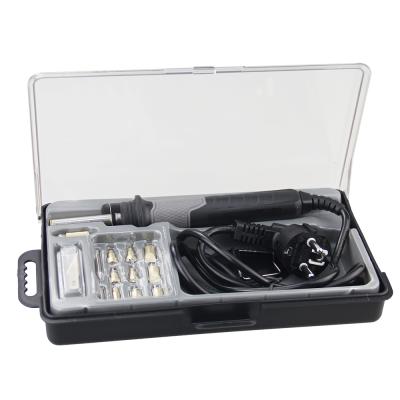 China Regular Performance Low Price Pyrography Soldering Kit DIY Tools Pyrography Pen Wood Burning Kit With Plastic Box for sale