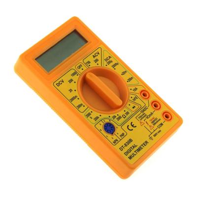 China DT830B DT830B-Yellow Pocket Multimeter Classic Digital Multimeter for sale