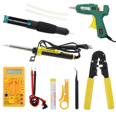 China FRANKEVER Machinery Repair Shops Combination Soldering Iron Set Glue Gun Multifunctional Tool for sale