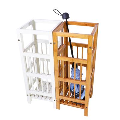 China Shop Decorative Wet Bamboo Umbrella Stand Umbrella Stand Umbrella Holder for Home or Office for sale