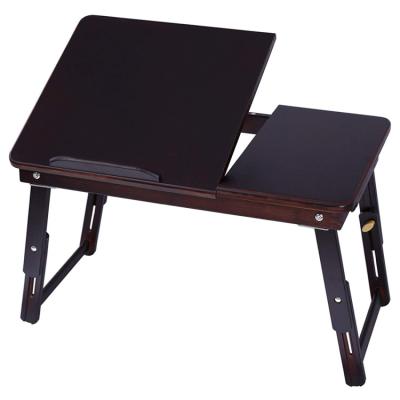 China Adjustable Bed Table Multifunction Foldable Bamboo Laptop (Height) Desk for sale