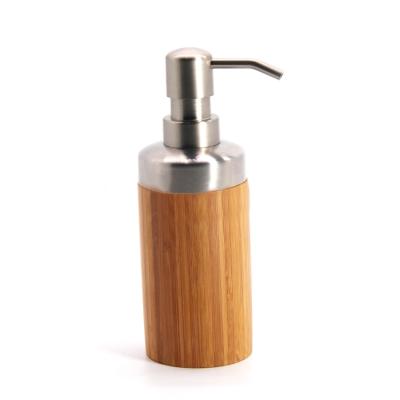 China Sustainable Bamboo Bathroom Accessories Sets Round Bamboo Bathroom Set for sale