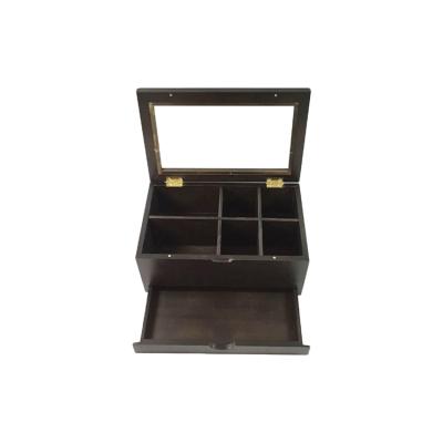 China Viable Wholesale Gift Jewelry Storage Box Packaging Wooden Jewelry Box for sale