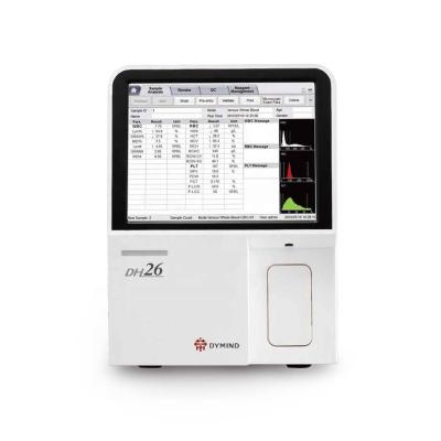 China Metal Dymind DH26 3 part fully automatic hematology analyzer for sale