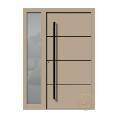 China Latest Security Modern Double Pivot Hinges Stanley Hurricane Impact Modern Pivot Heavy Duty Exterior Door for sale