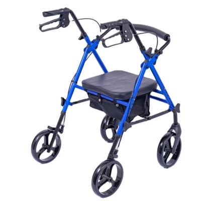 China Lightweight High Performance Aluminum Foldable Rollator With 8