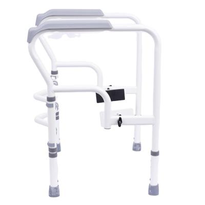 China Iron Height Adjustable Bathroom Safety Rail Adults For Handicap Folding Toilet Grab Bar for sale