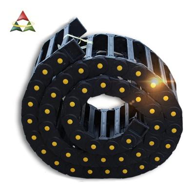 China Electronic Equipment Fully Enclosed Engineering Plastic Cable Drag Chain for sale