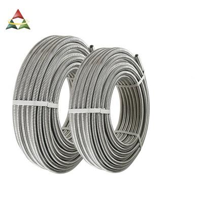 China China Factory 304 Steel Band Galvanized Double Loop Stainless Steel Flexible Pipe for sale