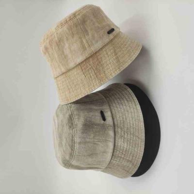 China Fashion\Comfortable Cotton Bucket Hat Customized Logo Plain Color Fisherman Custom Designed Unisex Bucket Hat for sale