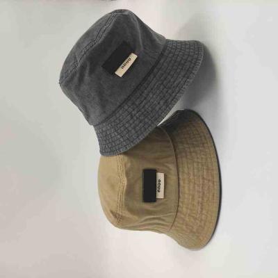 China Fashion\Comfortable Cotton Bucket Hat Customized Logo Plain Color Fisherman Custom Designed Unisex Bucket Hat for sale