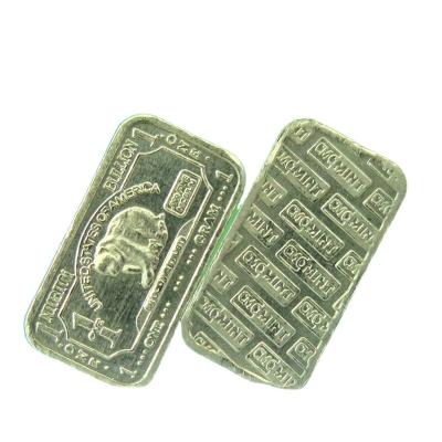 China Chinese magic of Europe challenge souvenir coin coin fine 1 gram niobium bear bar for sale A131 for sale