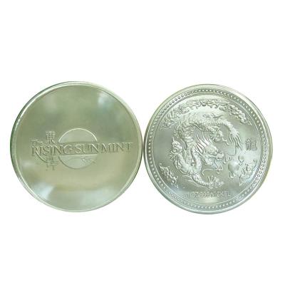 China Europe Nickel Metal Price 1 Ounce 999 Dragon Bullion Coin C95 Fine Pure Nickel for sale