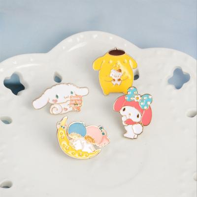 China Pin Manufactory Creative Cute Dripping Art Enamel Folk High Quality Cute Hard Brooch AY055 Direct Factory No Moq for sale