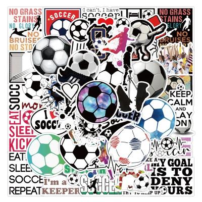 China 50Pcs Sticker Football Sports Game Decorative Stickers For Kids Door Laptop Luggage Car DIY Cartoon Decoration Sticker for sale