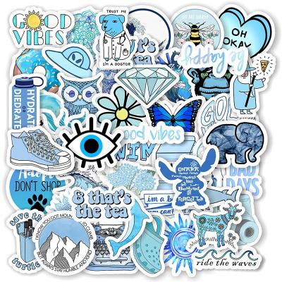 China Waterproof+Eco-friendly 50Pcs Colorful Cool Girl Vsco Stickers Label For Computer Bottle Skateboard Luggage Laptop Sticker for sale