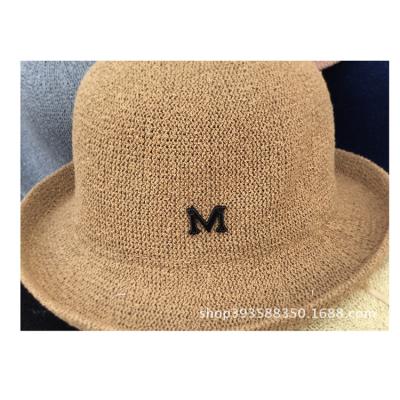 China Women Eco-Friendly Straw Western Hat For Men Straw Hats Caps Summer Hats 2022 Loose Fedora Beach Kids Fishing Sun Visor Oversized Summer Foldable for sale