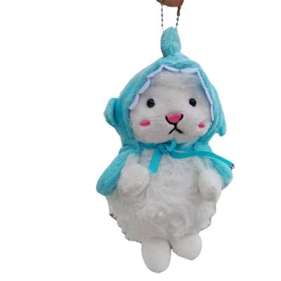 China Wholesale Fashional Lamb Plush Toy Lamb Doll Keychain Cute Cartoon Bag Ornament Pendant Birthday Gift for sale