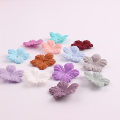 China New Fashional Wedding Chiffon Yarn Leather Petals DIY Manual Batch Artificial Wedding Props for sale