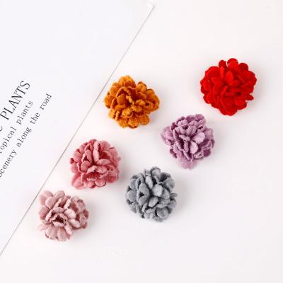 China Fashional DIY Fabric Flower Multi Color Felt Girl Hairpin Birthday Beach Holiday Decoration Flower for sale