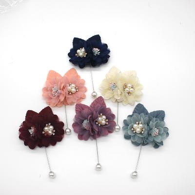 China Fashionable Lapel Pin Custom For Suit Men Flower Design Multi Color Hijab Brooches Designer And Pins OEM ODM Brooches Pin Brooches for sale