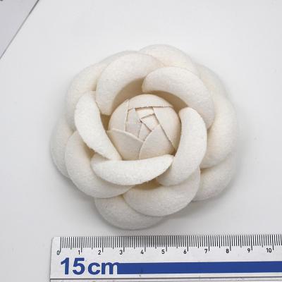 China Fashionable Bride Men's Handmade Rose Brooch Wedding Fashion Lapel Pin for sale