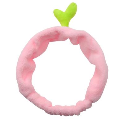 China New Fashional Letter Coral Fleece Soft Bow Headbands For Women Girls Cute Hair Bands Hair Bands Headwear Hair Accessories for sale