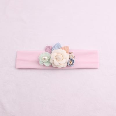 China Fashional Baby Hair Accessories Big Bow Elastic Headband Various Color For Kids Baby Headbands Accessories Handmade Headband for sale