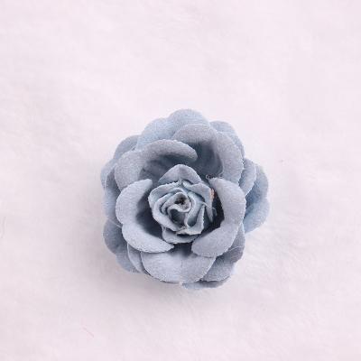 China Hot Sale Fashional High Quality Handmade Cloth Brooches Large Artificial Flower Bridal Brooches For Clothing Coat Decorative Flowers for sale