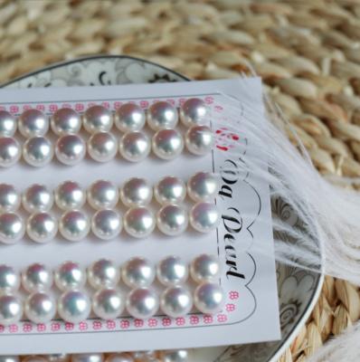 China Panla Freshwater Queen of Pearl 6~7mm 7.34 inch Color Natural Rice Shell Cultured Pearl Freshwater Pearls for sale