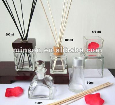 China Various Viable Glass Bottle Air Freshener For Home Fragrance Reed Diffuser for sale