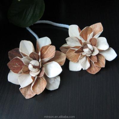 China China Sola Wood Aroma Diffuser Artificial Handmade Flower for sale