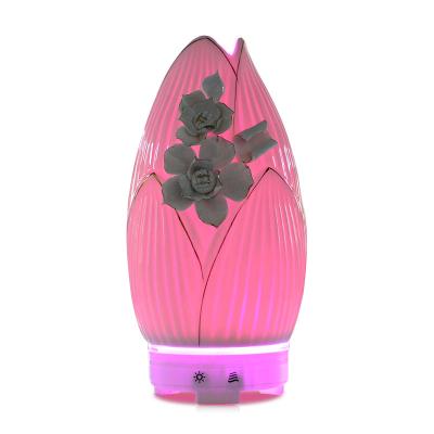 China Popular High Quality 120ml Ultrasonic Oil Smart Diffuser Ceramic Diffuser Air Humidifier for sale