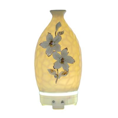 China New 120ML Commercial Ultrasonic Ceramic Oil Diffuser and Essential Air Humidifier for Household for sale