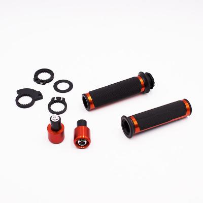 China Vintage Motorcycle Modification Parts Handle Throttle Color Motorcycle Moped Customizable Handlebar Grips for sale