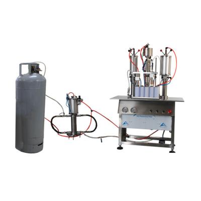 China Full Automatic Food Aerosol Can Filling Machine Aerosol Spray Filling Machine for sale