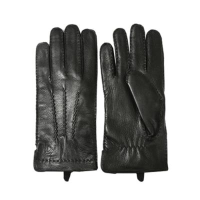 China Four Seasons HS1028D Girls Ladies Fashion Wholesale Genuine Winter Lamb Sheepskin Driving Wool Scratching Leather Gloves For Women Girls Young Man for sale