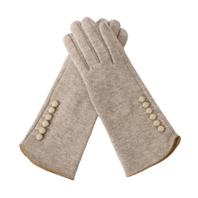 China Wholesale Custom Four Seasons Winter Women Woolen Knitted Gloves Warm for sale