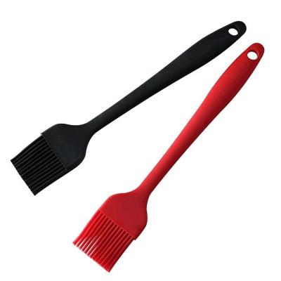 China Stocked Kitchen Silicone Oil Brush For Cooking Baking Tools Harden Brush for sale