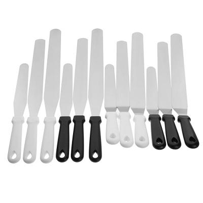 China Stocked Wholesale Baking Tools Stainless Steel Cake Spatula Set for sale