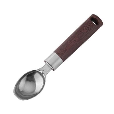 China Stocked Stainless Steel Ice Cream Scoop With Comfortable Handle for sale