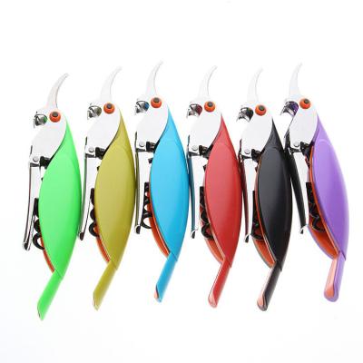 China Multifunctional Wholesale Parrot Shape Multifunctional Cork Screw Wine Bottle Opener for sale