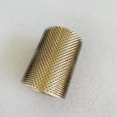 China TDF Process Hole Pinned Brass Roller Nailed Roller Perforating Roller for sale