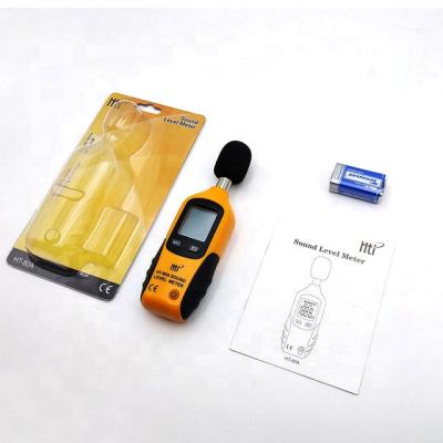 China Metro Audio Diagnostic Tool Digital Sound Level Meter Measurement 30-130dB DB Decibel Detector Tester Smart Sensor HT-80A 170*58*35mm for sale