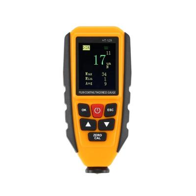 China HTI Digital Thickness Gauge Width Measuring Instruments Thickness Gauges Paint Film Coating Tester HT-129 112*51*28mm for sale