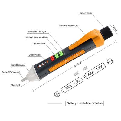 China Electric Pen Tester AD22B 22VDS 22MM Voltage 600v Voltage Indicator Light Digital Indicator Digital Tester OEM ODM OBM for sale