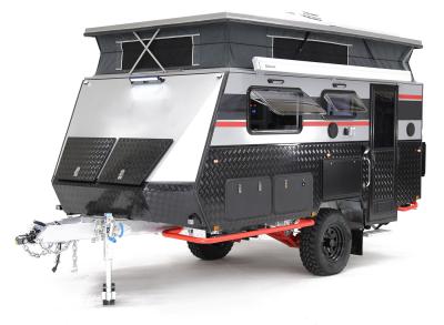 Chine Outdoor Off Road RV Trailer Trailers élégants et modernes pour les événements sur place à vendre