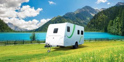 China Travel Off Road Camper Trailers With Solar Panel Complete Kitchen Equipment HuaZhiyu for sale