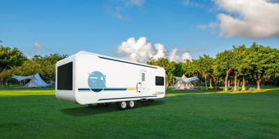 China Southern Race Hospitality Trailers Diseño interior ofrece espacio privado Hotel de lujo Caravana en venta