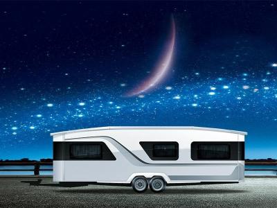 Chine Aménagement intérieur espace de couchage pour invités Séparation Luxe Camping Trailer RV entièrement équipé à vendre